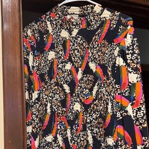 FARM Rio Multicolor Animal Print Mini Dress